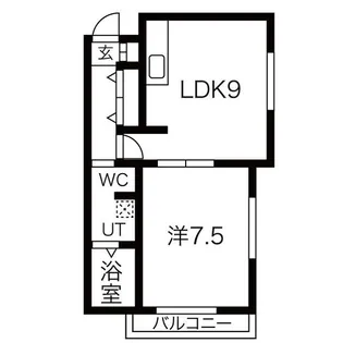 ベレーザ西京極【2階】の間取り