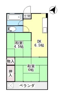 高尾グリーンハイツ【3階】の間取り