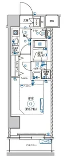 LEXE AZEST横濱関内【6階】の間取り