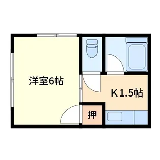 藤山荘【1階】の間取り