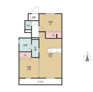 サン・フェリーチェ【1階】の間取り