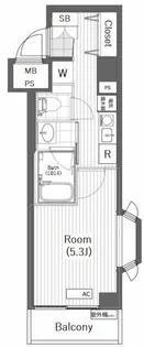 東京都練馬区立野町【マンション】の間取り