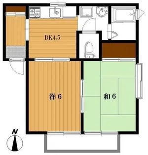 リーベンフルスII【1階】の間取り