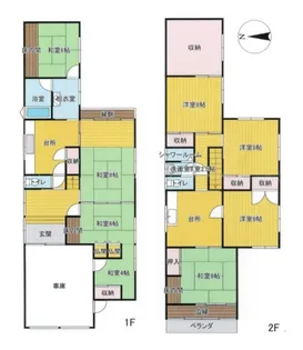 青森県青森市港町3【一戸建】の間取り