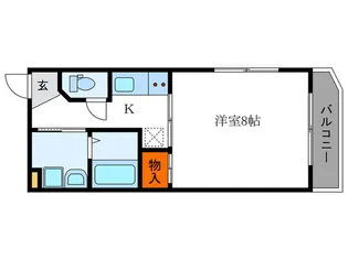 ウエストコ-ト北白川【2階】の間取り
