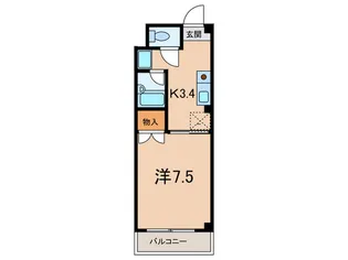 クリーンハイツ【2階】の間取り