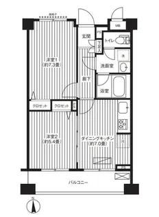 東京都荒川区西尾久8【マンション】の間取り