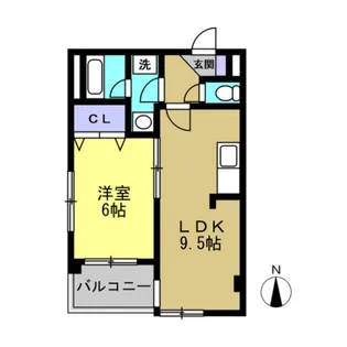 カーサ石井【3階】の間取り