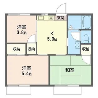 アムールハイツ伊勢原C【1階】の間取り