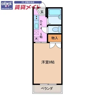 スリーベル【2階】の間取り