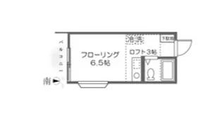 カースルイン大口【1階】の間取り