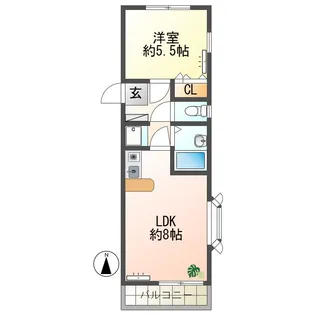 クレストヒルズ久が原【3階】の間取り