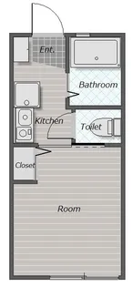 G・Aタウン港南中央【1階】の間取り