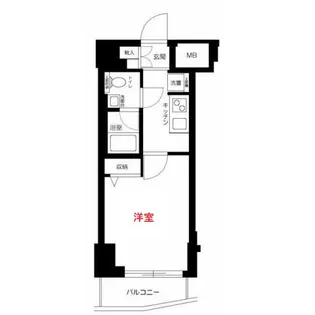 東京都品川区北品川2【マンション】の間取り