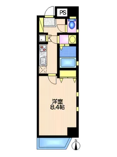 東京都渋谷区神山町【マンション】の間取り