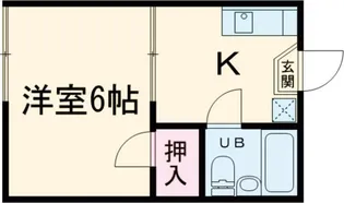 東京都町田市中町2【アパート】の間取り