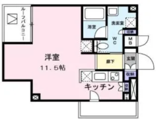 ラ・ステージ坂町【5階】の間取り