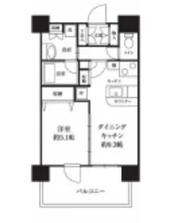 HF西新宿レジデンスEAST【3階】の間取り