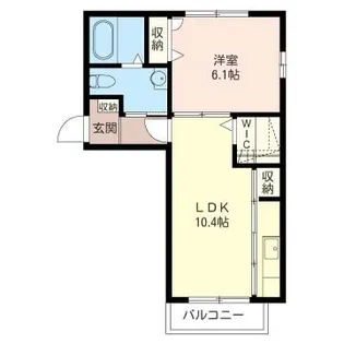 群馬県太田市龍舞町【アパート】の間取り