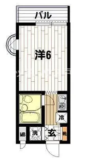 スカイコート戸塚【1階】の間取り