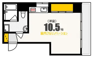 松岡ビル【4階】の間取り