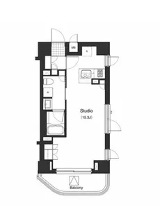 プライムアーバン麻布霞町【8階】の間取り