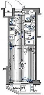 ガーラ・ヒルズ目黒東山【1階】の間取り