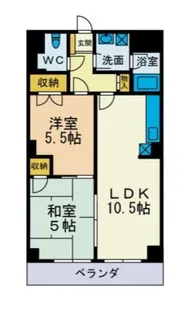 にいやビル【5階】の間取り