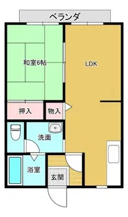 サンライフ加須B棟【2階】の間取り