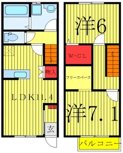 DuplexNakaiIIの間取り