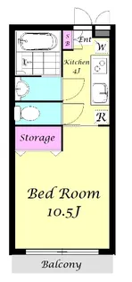 プリムヴェール【1階】の間取り