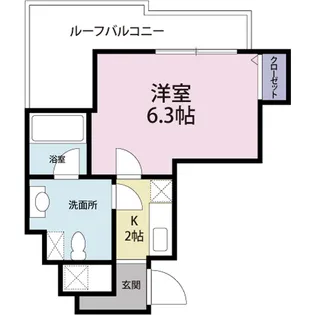 KSマンション桜木町【12階】の間取り