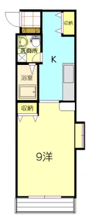 マンションウィズ【2階】の間取り