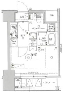 RELUXIA品川西大井【9階】の間取り