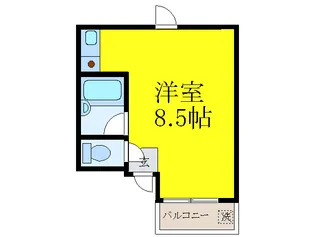 ヴァッサーフェルト【3階】の間取り