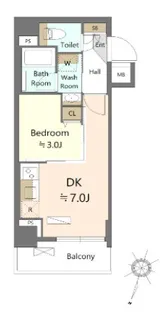 SHOKEN Residence西馬込【2階】の間取り