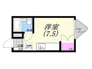 エクラ淀駅前【2階】の間取り