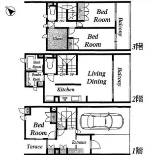 プレミアガーデン本郷 N棟の間取り