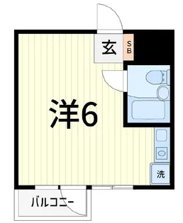 パレドール高砂【4階】の間取り