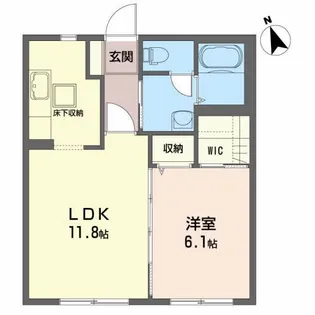 サニーヒル・アケミ【1階】の間取り