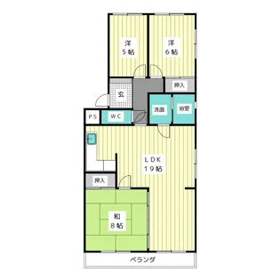 Le・Port(ルポール)【3階】の間取り