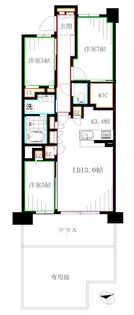 シティハウス吉祥寺北町の間取り