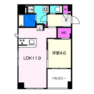 Mon maison K+【5階】の間取り