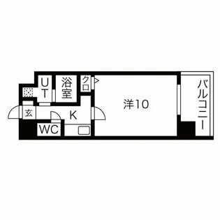 NEO JAPANESQUE 出来町【9階】の間取り