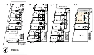 パレスフィールド北方【4階】の間取り