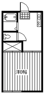 グリーンウッド【1階】の間取り