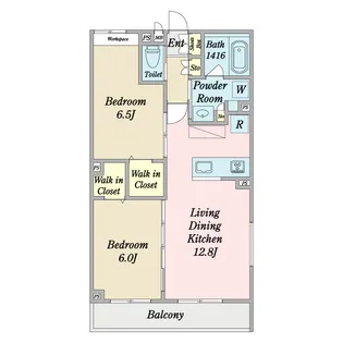 スルガ【2階】の間取り