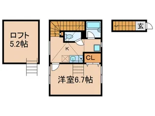 クレアール【2階】の間取り