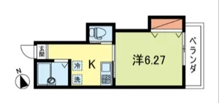 サットンプレイス・スライブ【1階】の間取り