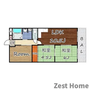 STAC立花【1階】の間取り